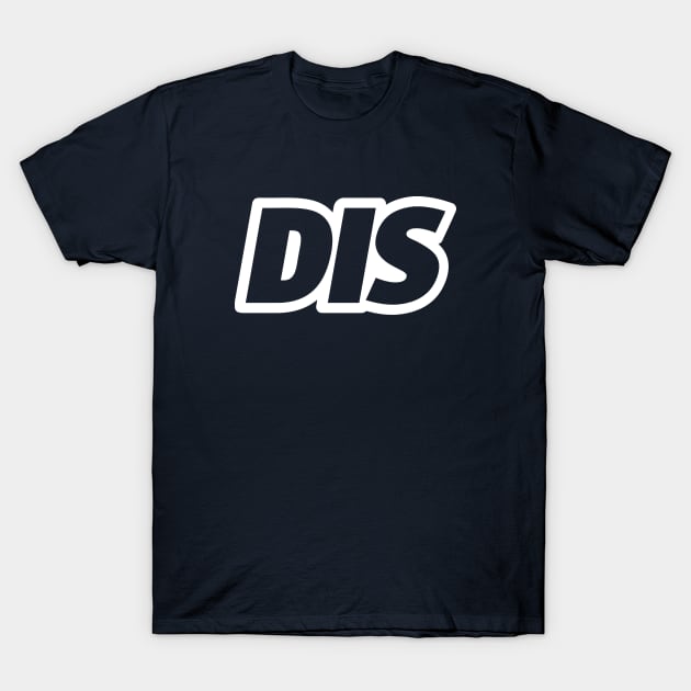 DIS Chest Logo T-Shirt by TheDIS